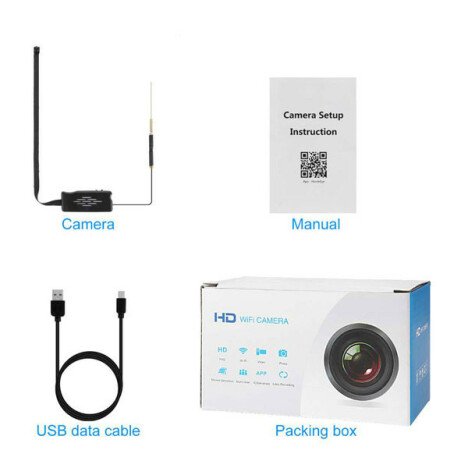 Modul cu Camera Spion Wireless iUni IP20, P2P, baterie incorporata